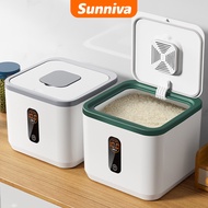 Free Cup Rice Storage Box Bekas Beras Container 5kg 10kg Simpan Beras Bucket Insect-Proof Kitchen Collection Sealed Box