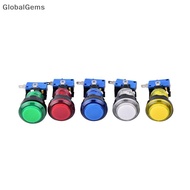 ️GG ️ 1pc round lit illuminated arcade video game push button switch LED light lamp PH