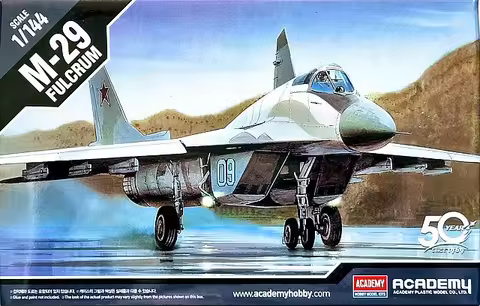 Academy Plastic Assembly Scale Model Kit 12615 Mig-29 Frogger Fighter 1/144