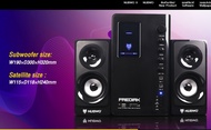 ลำโพง NUBWO  รุ่น  FREDIRK NS-45A  BLUETOOTH 2.1CH