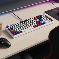 AULA F99 Pro Custom Cream Mechanical Keyboard, Wireless Bluetooth, Hotswappable with Comic Keycap De