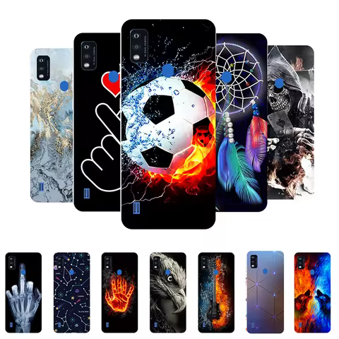 For Funda ZTE Blade A51 Case Football Soft Silicon Back Case For ZTE Blade A71 A31 Phone Cover For Z
