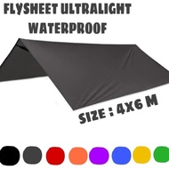 TENDA Code M2F6 flysheet 4x6 Bivouac trap Tent Cover flyshet 6x4 Meters flysheet 4x6 waterproof flys