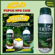 Pupuk NPK Cair VERTINE GROW 500ml Pupuk Daun Lengkap Pemicu Akar Daun dan Batang - Pupuk Penyubur Tanaman Akar Daun Buah Bunga Paling Murah TERLARIS