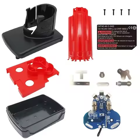 M12 Battery Plastic Case PCB Circuit Board Shell For Milwaukee 12V 10.8V 3.0Ah 6.0Ah 9.0Ah 48-11-241