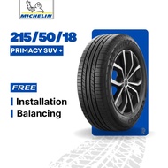 [Free Installation] 215/50/18 Michelin Primacy SUV+ (Year 2024) New Tyre Tire Tayar
