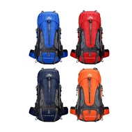 [lzdjlmy1zs] Hiking Backpack 70 Liter Breathable Mesh Ergonomic Rucksack Camping Bag Waterproof Back