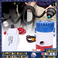 Sinhopsa Asixxsix Boat Bilge Water Pumps  8.2ft Lift Automatic Pump Float Switch 12V 24V 32V Marine 