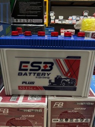 ESB S515 PLUS (70D31) แบตเตอรี่รถยนต์ 70Ah แบตน้ำ พร้อมใช้งาน แบตกระบะ แบตSUV,MPV หรือใส่รถไถ