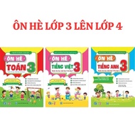Book - Summer Review Math 3 and Vietnamese Grade 3, English 3 - For 3rd Grade Students Preparing for