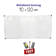 Single-sided Whiteboard 90x120 cm