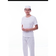 [Borong rm 8/pcs]T-shirt lelaki lengan pandek, Berzip dan poket untuk Haji dan Umrah