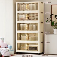 Others - 免安裝可移動折疊式收納櫃 家用廚房臥室置物櫃 零食儲物櫃