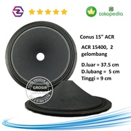 Daun conus kertas speaker full range 15 inch ACR 15400 2 gelombang