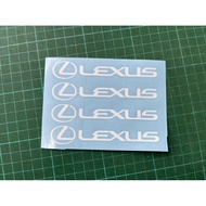 2pcs Lexus caliper sticker