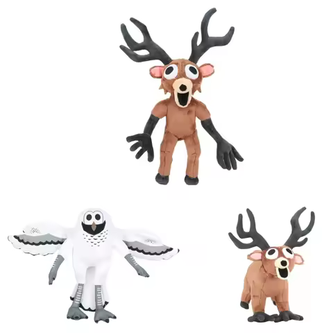 99 Nights In The Forest Monster DEER Plushie Cartoon Milu Deer Stuffed Game Peripherals Soft Pillow