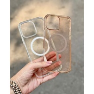(new)KEEPHONE Hard Clear Case Supports Wireless Charging for iPhone 16 Pro max Immortal Anti-Stain