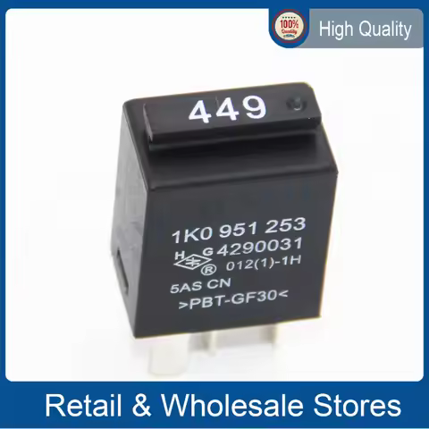 1K0951253 1K0 951 253 No 449 Horn Relay For Passat B6 B7 GOLF 6 Jetta Polo Tiguan Touran Caddy A3 Fa