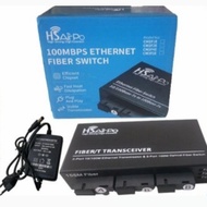 HSAIRPO Media Converter 3 FO 2 Lan Port 3F2E FO Switch HS AirPods CM3F2E