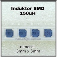 Adapter SMD 150uH Inductor Power 0.15mH Filter Wrap 5mm x 5mm 5x5mm marking: 151
