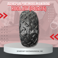 Ban Roda Mobil Mainan Aki Full Karet Ukuran 40cmx16cm Type Besar ATV/UTV Lain Roda Mobil Mainan Aki Anak