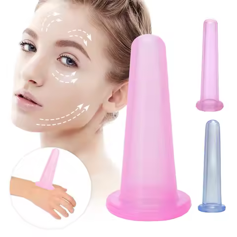 4 Size Jar Vacuum Cupping Cans for Massage Ventosa Celulitis Suction Cup Suction Cups Face Massage C