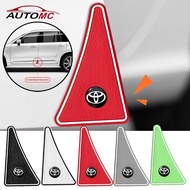 2/4Pcs Toyota Car Door Corner Cover Bumper Anti Collision Protector Sticker Car Door Protection Acce