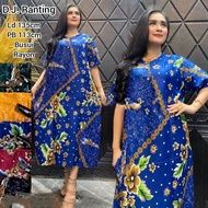 Luna Dress / Daster Cantik Luna Rayon Busui / Daster Batik Cap Busui