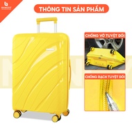 Vali Du Lịch NANCY Bamozo Size 28 Nhựa PP Chống Vỡ Tuyệt Đối An Toàn 6 Màu Thời Trang Bảo Hành 5 Năm