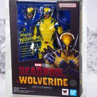 Bandai Original SHF Anime Figure DEADPOOL&WOLVERINE Action Figure Toys For Boys /Girls /Kids /Chris