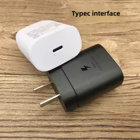 For Samsung 25w Charger Type C Super Fast Charge Adapter For Galaxy A12 A13 A14 A23 F14 A90 S10 5G N