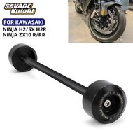 For KAWASAKI NINJA H2 SX H2R ZX10R ZX10RR Motorcycle Front Wheel Fork Slider Wheel Axle Fork Crash S