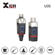 Xvive U35 Wired microphone to wireless microphone system, moving coil microphone receiver equipment,