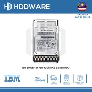 IBM 600GB 15K 12Gbps SAS 2.5 HDD // 00WG665 // 00WG666 //00WG669