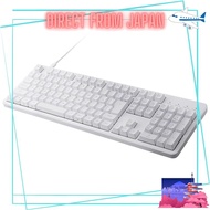 ELECOM Mechanical Keyboard Leggero Full Size N-Key Rollover Wired 50 Million Keystroke Brown Switch 