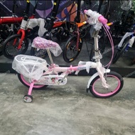 PROMO GRATIS ONGKIR Sepeda Lipat Anak Perempuan FAMILY VIOLET - Pink