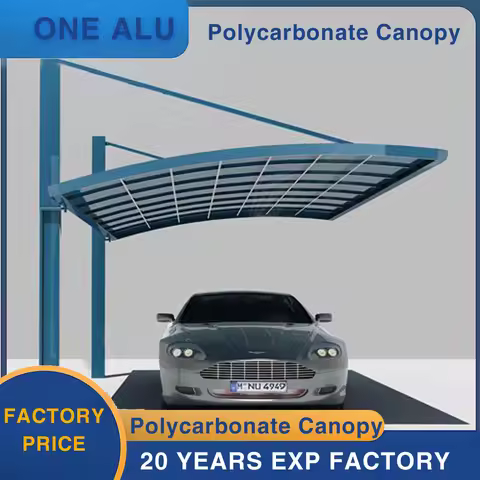 Customized Size Outdoor Aluminum Canopy Polycarbonate Roof Patio Cover carport awning waterproof Hig