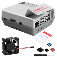 52Pi Raspberry Pi 3B+ Case, Raspberry Pi Case with Fan, Retro GAME 3Pi Case with Cooling Fan, Raspbe