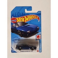 Hot Wheels 89 Mazda Savanna Rx-7 Fc3s Blue Hw J-Imports 5/10 2021