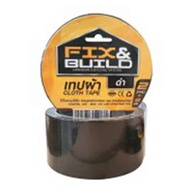 Black Cloth Tape 1 Inch *9 Meters FIX&BUILD+