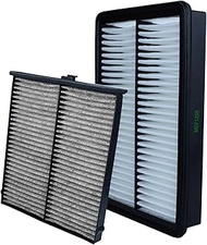 Engine Cabin Air Filters CA11259 (AMEF1259),ED45-61-J6X(AMAF1J6) kit Compatible with 2014-2018 M.azd