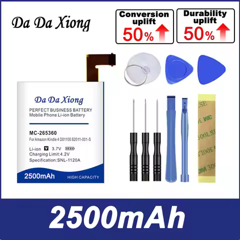 Phone Lithium Battery 0 Cycles MC-265360 Replacement Bateria For Kindle 4 D01100 S2011-001-S DR-A015