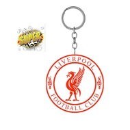 Liverpool FC Circular design Keychain