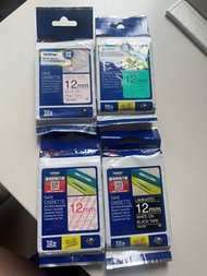 Brother tape cassette laminated 12mm 香港原裝行貨 標 籤帶 標簽帶
