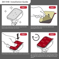 Pelekat Elektrostatik + Pelekat Tahan Haba untuk 70mai 1S/M300 | Electrostatic + Heat-Resistant Stic
