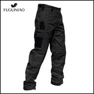 FUGUINIAO Tactical Cargo Pants for Men Hiking Cargo Pants Mens Outdoor Work Wear Tactical elastic pants