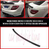 MERCEDES BENZ C-COUPE 2012-2014 W204 C250 C350 C63 V STYLE REAR TRUNK SPOILER DUCKTAIL WITH PAINT AB
