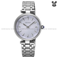 SEIKO SRZ553P1 Women's Analog Watch CONCEPTUAL Glass Cut Quartz 30mm SS Bracelet Light Blue *Origina