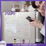 A4 Weekly Schedule Board Planner Magnet Weekly Planner Weekly Calendar Rencana Board Magnetic Wall W
