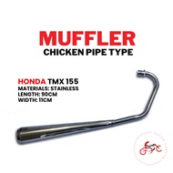 STAINLESS MUFFLER CHICKEN PIPE TYPE FOR HONDA TMX 155